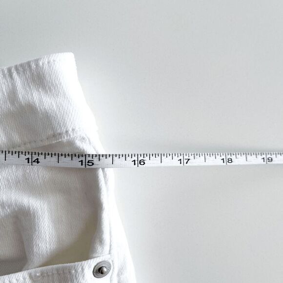 Banana Republic Womens Denim Cropped Bootcut Jeans White Size 8 - Picture 7 of 12